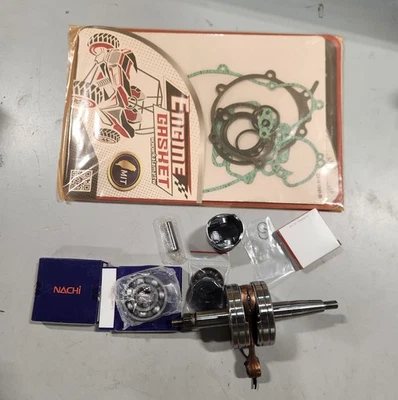 KIT RECONSTRUCCIÓN MOTOR KAWASAKI KX 65 JUNTAS PISTÓN CIGÜEÑAL 06~22 Ajuste: KX65.. Foto 1 de 2