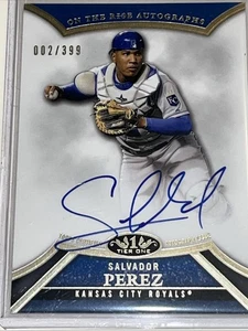 Salvador Perez - 2013 Topps Tier One On The Rise Autographs Autograph 002/399 - Picture 1 of 10