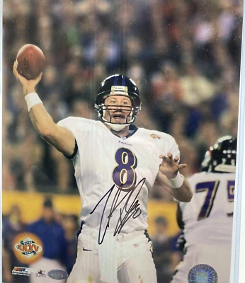 Trent Dilfer autographed 8x10 Photo Ravens auto signed Mounted Memories - Image 1 of 3