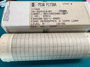 Esterline Angus Strip Chart Recorder Paper Roll 6"L MPN 1736-R - Picture 1 of 3