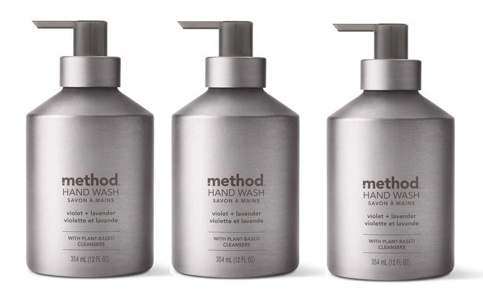 Method 12 Oz. Violet Lavender Gel Hand Wash 10569 Method 10569 843536105692