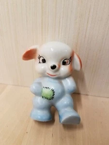 Vintage Blau Keramik Hund Made in Japan - Bild 1 von 12