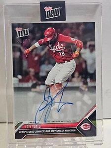 JOEY VOTTO 2023 TOPPS NOW On-Card Autograph #584A Cincinnati 350th HR AUTO /99 - Picture 1 of 2