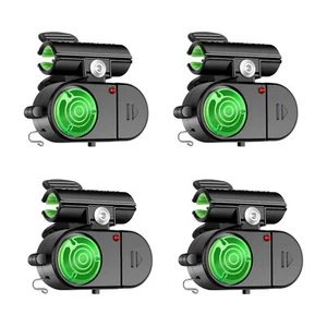 4Pcs Electronic LED Light Fishing Bite Sound Alarm Alert Bell Clip On Fish Rod - Picture 1 of 7
