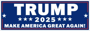 TRUMP - Make America Great Again - 2025 - MAGA - Printed Decal / Sticker - Picture 1 of 3