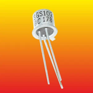 BC178B LOT OF 1 SGS SILICON PNP TRANSISTOR 0.3W 0.2A - Picture 1 of 2