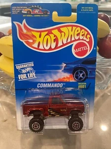 1998 Hot Wheels Commando #601 Red Die-Cast Truck - Picture 1 of 1