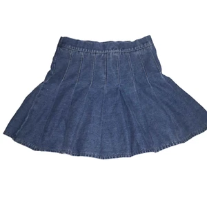 Full Tilt Y2K Jeans XS Denim Pleated Mini Skirt Schoolgirl - Picture 1 of 5