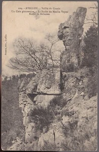AVALLON 89 Vallée du Cousin Route de Méluzien CPA écrite à M TURON à Choisy 1913 - Picture 1 of 2