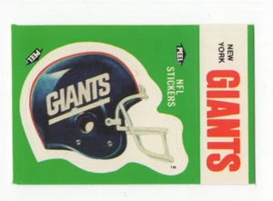 1986 FLEER TEAM ACTION STICKER NEW YORK GIANTS HELMET - Picture 1 of 2
