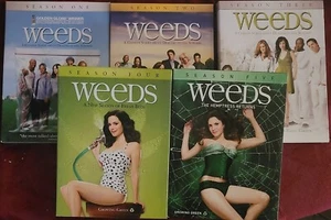 Weeds Season 1-5 ( 1 2 3 4 5) DVD Sets USED Very Good Cond Mary-Louise Parker - Picture 1 of 3