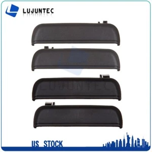 4x Manijas de puerta exterior exterior delantera trasera izquierda derecha para 95-99 Tercel negras - Imagen 1 de 7