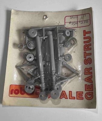 Robart Scale Gear Strut Covers Scale #104 NOS For RC Model Airplane - Image 1 of 2