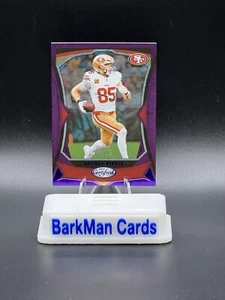 Espejo púrpura George Kittle 2024 certificado Panini FOTL 05/10 San Francisco 49ers - Imagen 1 de 2
