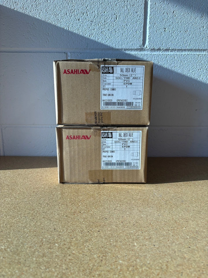 Asahi Ball Check Valve PVC80 Socket 2" - Image 1 of 1