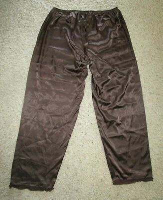 Pantalones de salón para mujer VERA WANG capa base lencería ropa para dormir tirar de poliéster L Foto 1 de 4