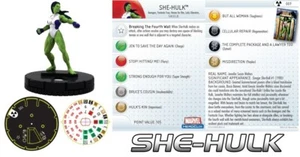 SHE-HULK #007 #7 The Incredible Hulk Marvel HeroClix - Picture 1 of 1