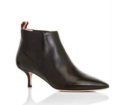 Botines BALLY $690 ALANNA 55mm Cuero de becerro Negro EU 40.5/US 10 NUEVOS Foto 1 de 4