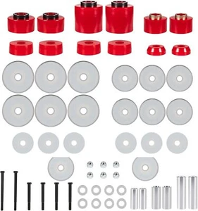 4.4123R Body Cab Mount Bushing Set Kit For 1980-1998 Ford F150 F250 F350 2WD/4WD - Picture 1 of 13