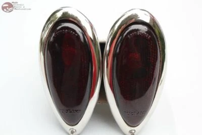 Ford Hot Rat Street Rod Custom Car Truck Red Tail Lamp Light Assemblies Set New - Image 1 of 4