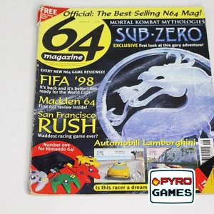 64 Magazine -1997 - Issue 8 - Mortal Kombat Mythologies Sub Zero - Imagen 1 de 1