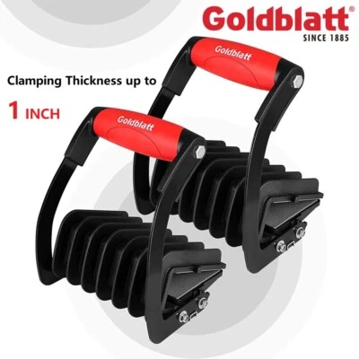 Goldblatt 2 PCS Panel Carrier Plywood Carrier Tool Clamping Thickness up to 1" - Image 1 of 4