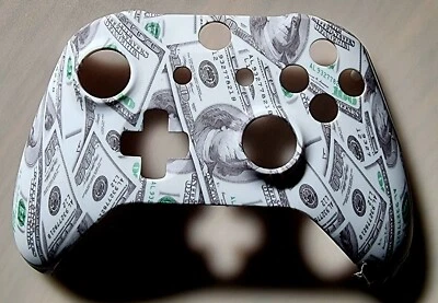 Custom Hydrodipped Money Xbox One S/X Controller Faceplate  Shell . - Image 1 of 4