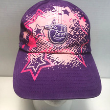 Fort Wayne Tin Caps Hat Cap Strap Back Girls Youth Minor Baseball Purple 47 Bran