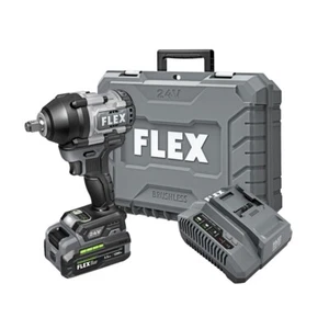 FLEX FX1451-1F 24V Stacked Lithium Adv Mid-Torq Impact Wrench (3.5 Ah) New - Picture 1 of 5