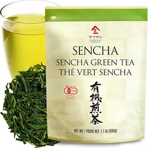 JAS Certified Organic Sencha Green Tea Loose Leaf 500g – Bulk Japan - Picture 1 of 4