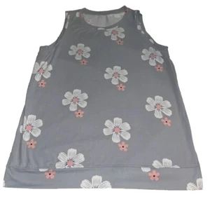 Großer ärmelloser Damen Pullover Tanktop Blumenmuster Polyester/Elasthan - Bild 1 von 14