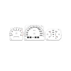 Honda GL 1800 Goldwing 2001-2005 KM/H Instrument Cluster White Gauge Faces - Picture 1 of 1