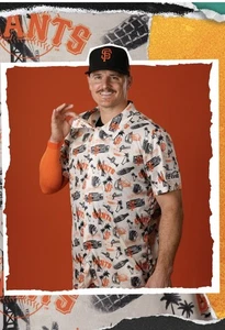 San Francisco Giants 2025 Aloha Shirt 8/09/2025 SGA Size M - Picture 1 of 2