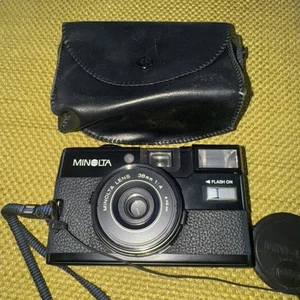 Minolta Hi Matic GF 35mm Compact Film Camera With Flash! Working Lomo! Retro - Picture 1 of 12