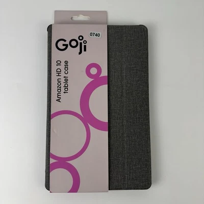 Goji Amazon Kindle Fire HD 10 Tablet Case Grey For HD 2017 & 2019 inc VAT - Image 1 of 4