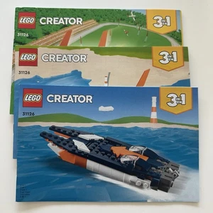 Lego Instructions Manual - 31126 - 3 In 1 - Supersonic Jet - Picture 1 of 4
