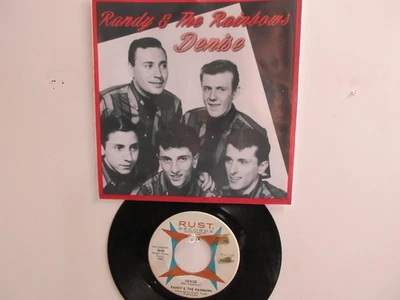 💥' RANDY & THE RAINBOWS ' HIT 45 + PICTURE [ DENISE ] * 1963 !💥 - Image 1 of 4