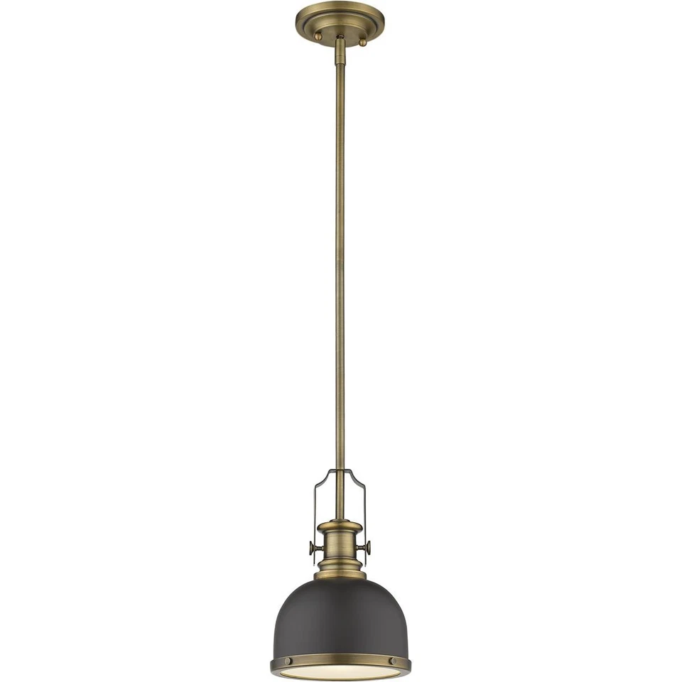 Z-Lite 725MP-BRZ+HBR Melange Pendant 青铜和传统黄铜 — 第 1/1 张图片