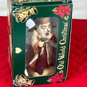 Vintage 1990 Walnut Ridge Primitives Old World Santa 1894 Pipe Staff - Picture 1 of 4
