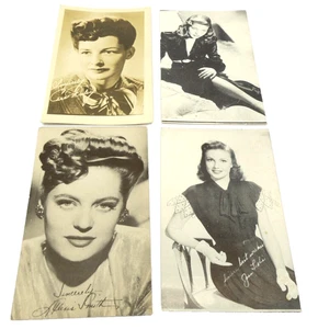 Mixed Lot Vintage Warner Bros Hollywood Photograph Postcards Appreciation Bacall - Picture 1 of 14