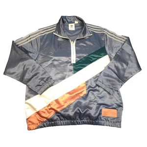 Adidas Jacket Mens MEDIUM blue bristol studios Long Sleeve 1/4 zip Size M - Picture 1 of 9