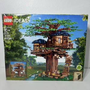 LEGO Ideas 21318 Casa del Árbol Completa Abierta Dañada Caja Edificio Retirado - Imagen 1 de 13