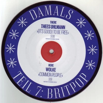 Thees Uhlmann covert OASIS + PULP Cover - 7" PICTURE-Vinyl-SINGLE - Tomte / GHvC - Bild 1 von 2