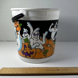 Jack in the Box Halloween Eimer Trick or Treat weiße Geister 2005 - Vintage EUC - Bild 1 von 7
