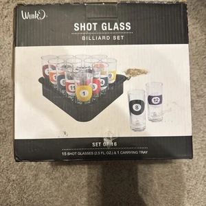 Wink Schnapsglas Billard 16er Set - Bild 1 von 3