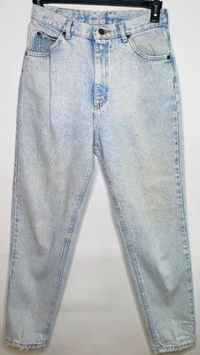 Vintage Lee Easy Riders Womens High Rise Stone Wash Midnight Ice Mom Jeans 29x32 - Image 1 of 4