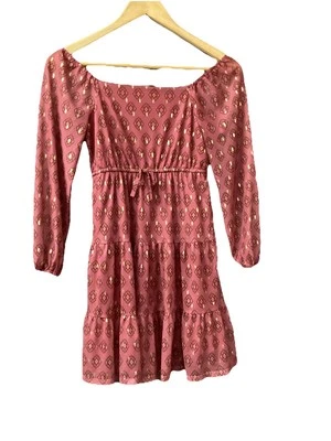 Vestido Tres Corazones Rosa Trixxi Niñas Manga Larga Multicolor Talla Grande Foto 1 de 4