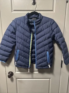 Hannah Andersson Children’s Unisex Blue Puffer Jacket, Sz 10/140 - Picture 1 of 6