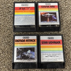 Atari 2600 IMAGIC Game Lot Of 4 Tested