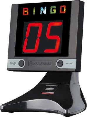 Hanayama Electronic Bingo machine The digibingo black Battery Powered LED NEW - Image 1 of 4